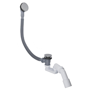 FugaFlow Efficiente Sobrado Combinaison vidage baignoire avec bonde clic-clac Chrome