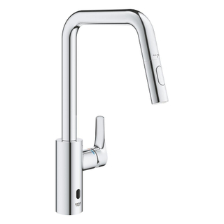 Grohe Eurosmart E Hybrid robinet de cuisine mélangeur bec en U double jet