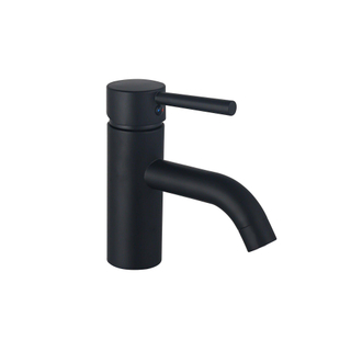FugaFlow Eccelente Sobrado Robinet lavabo 1 trou 14.6cm Noir mat