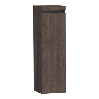 Saniclass Solution Badkamerkast - 120x35x35cm - 1 rechtsdraaiende deur - hout - black oak