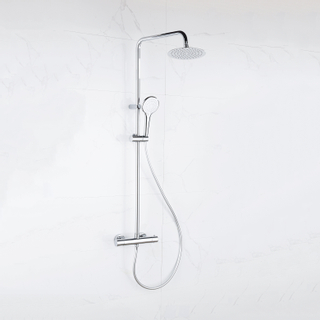 Adema Sparkle 2.0 regendoucheset thermostaat hoofddouche 20cm handdouche 3 standen chroom SHOWROOMMODEL