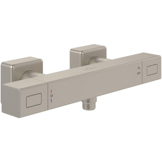 Villeroy & Boch Universal Taps & Fittings Douchethermostaat voor douche Hoekig - Matt Brushed Nickel (RVS)