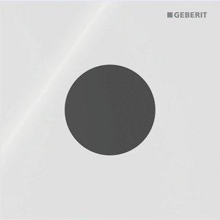 Plaque de commande Geberit type 40 urinoir - 230V - rond - blanc