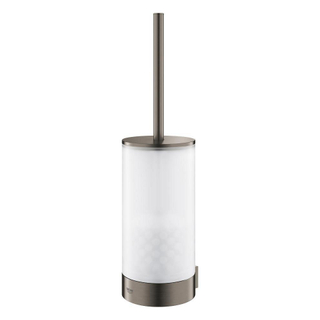 GROHE Selection Toiletborstelhouder - wandmontage - rond - open - brushed hard graphite