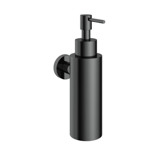 Hotbath Cobber Zeepdispenser - wand model - gepolijst zwart PVD