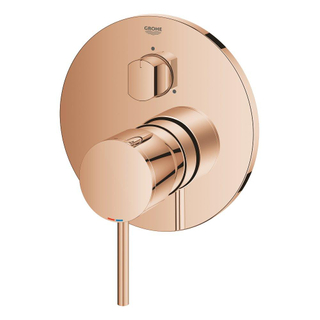 GROHE Atrio Pièce de finition mitigeur douche encastrable inverseur 3 voies Warm sunset brillant (cuivre)