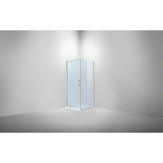 Van Rijn Products ST02 Douchecabine - 95x95x200cm - stabilisatiestang - helder glas - 6mm