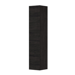 INK Badkamerkast - 36x37x169cm - 1 deur - greeploos - MFC Houtskool eiken OUTLETSTORE