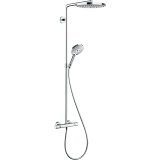 Hansgrohe Raindance select s240 2jet showerpipe - blanc-chrome