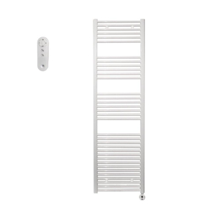 Sanicare HVS Elektrische Radiator - 172x45cm - 920W - met afstandsbediening - thermostaat - wit - rechtsonder - wit