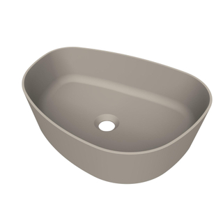 Arcqua Rocker vasque à poser - organique droite - 50x37cm - argile mate