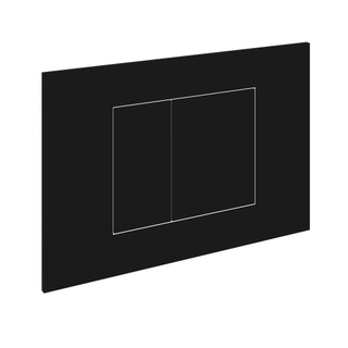 Hotbath Gal Plaque de commande 2compatible avec Geberit UP320 Noir mat