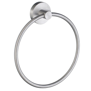 Smedbo Home Handdoekring - 17x3.6cm - geborsteld chroom