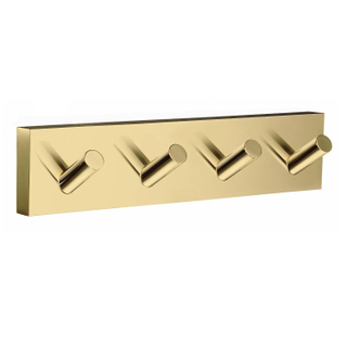 Smedbo House Handdoekhaak - 18x4cm - 4 haken - messing