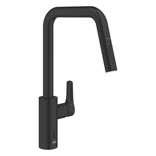 Grohe Eurosmart E Hybrid robinet de cuisine U-sortie avec noir