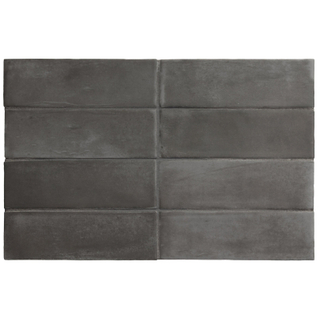 Equipe Ceramicas Premium Koko Carrelage mural et sol - 15x5cm - 8mm - Noir