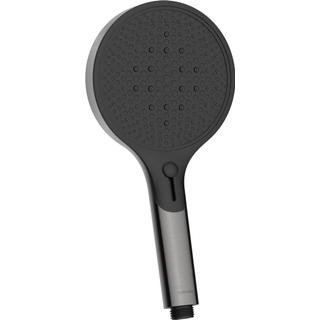 Hotbath &MORE Infinite Douchette à main - 13,5 cm - ronde - ABS - Gunmetal brossé PVD