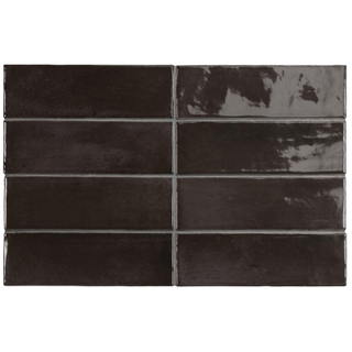 Equipe Ceramicas Premium Koko Carrelage mural - 15x5cm - 8mm - Noir