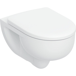 Geberit 300 basic Pack WC - 54x35.5cm - à fond creux - sans bride - TurboFlush - abattant à fermeture douce et à démontage rapide - brillant blanc