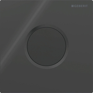 Geberit type 01 urinioir bedieningsplaat - batterij - rond - Gitzwart RAL 9005