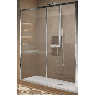 NovelliniLunes 2.0 porte coulissante 2 pièces 2p114/120x195cm salle de bain/clair