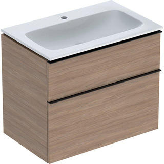 Ensemble de meuble Geberit iCon 75x63x48cm 2 tiroirs avec softclose Panneau de particules Chêne