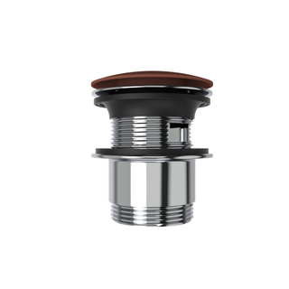 Arcqua pop-up waste - baignoire - 1 1/2 avec trop-plein - mat terracotta