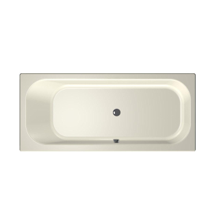 Xenz Aruba Ligbad - 170x75x48 - afvoer Midden - acryl - pergamon