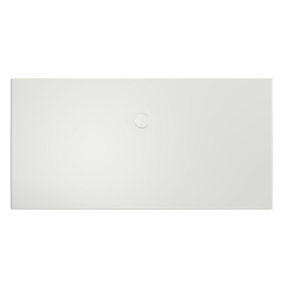Xenz flat sol de douche 200x100x4cm rectangle acrylique blanc