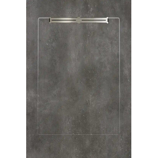 Vtwonen Mold Carrelage douche - 90x135x1.4cm - rectifié - R11 - porcellanato - Basalt