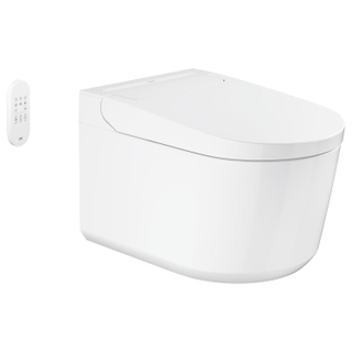 Grohe Sensia QuickFix WC japonais - modèle suspendu - sans bride - Blanc brillant