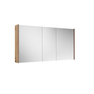 Adema Prime Spiegelkast - 120x63x16cm - inclusief zijpanelen - Rustiek Eiken