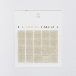 SAMPLE The Mosaic Factory Amsterdam Carrelage mosaïque - 2x2x0.4cm - pour mur et sol pour intérieur et extérieur carré - verre clair gris
