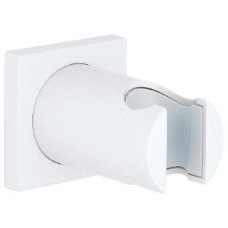 GROHE Rainshower Handdouchehouder - niet verstelbaar - vierkante rozet - wit