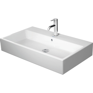 Duravit vero air Lavabo (pour meuble) 80x47cm 1 trou de robinet avec trop-plein avec WonderGliss blanc