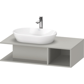 Duravit D-neo Meuble sous vasque 100x55x26cm sans tiroir Gris béton mat