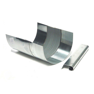 Rheinzink pièce d'expansion en zinc complète pour gouttière de mât avec bourrelet séparé m44 épaisseur=0.80mm