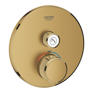 GROHE Grohtherm smartcontrol vanne de douche encastrée thermostatique cool sunrise brossé (or)