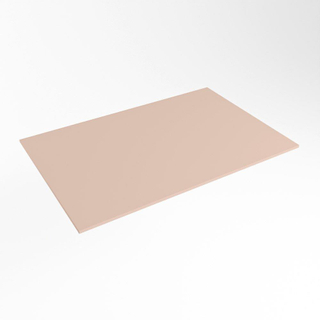 Mondiaz TOP 46 Plan sous vasque - 70x46x0.9cm - compatible comme plan de meuble - solid surface - Rosee