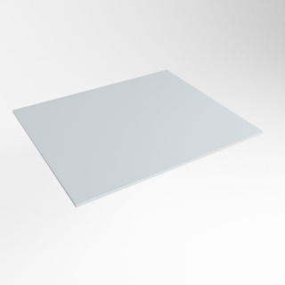 Mondiaz TOP 51 Plan sous vasque - 40x51x0.9cm - compatible comme plan de meuble - solid surface - Clay