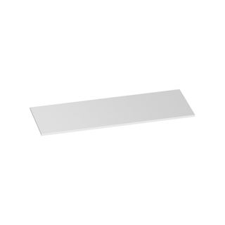 Saniclass Fine Stone Wastafelblad - 120x46x2cm - zonder kraangaten - Finestone wit