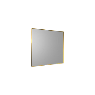 Thebalux Type N Miroir rectangulaire 80x70cm avec éclairage aluminium Laiton