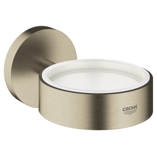 GROHE Essentials Wandhouder - voor zeepdispenser/glas - geborsteld nikkel