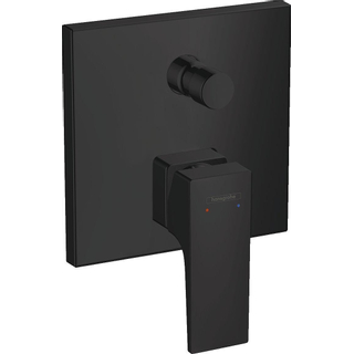Hansgrohe Metropol Ensemble de finition pour robinet de baignoire encastré avec inverseur mat noir