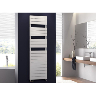 Instamat deco-light radiateur de salle de bains h 1757 x l 500 mm 2 connexions ½" incl. supports muraux standard blanc