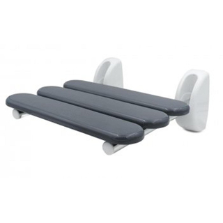 Ridder pro chaise de douche 33x38.2x16.2cm aluminium gris