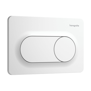Hansgrohe iFrame Original S plaque de déclenchement pour double chasse mat blanc