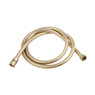 Wiesbaden luxe metalen doucheslang 150cm conisch geborsteld messing SHOWROOMMODEL