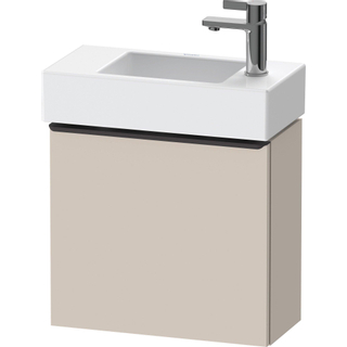 Duravit D-Neo wastafelonderkast 48.4x44x22.2cm Rechtsdraaiend 1 deur Taupe Mat