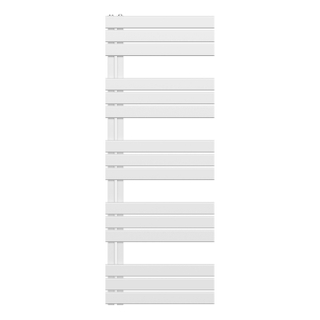 Belrad Handdoekradiator - links - aansluiting/comb - 1600X600mm- Wit